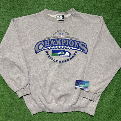 Vintage Seattle Seahawks 1999 Western Division Champs