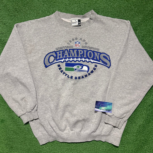 Vintage Seattle Seahawks 1999 Western Division Champs