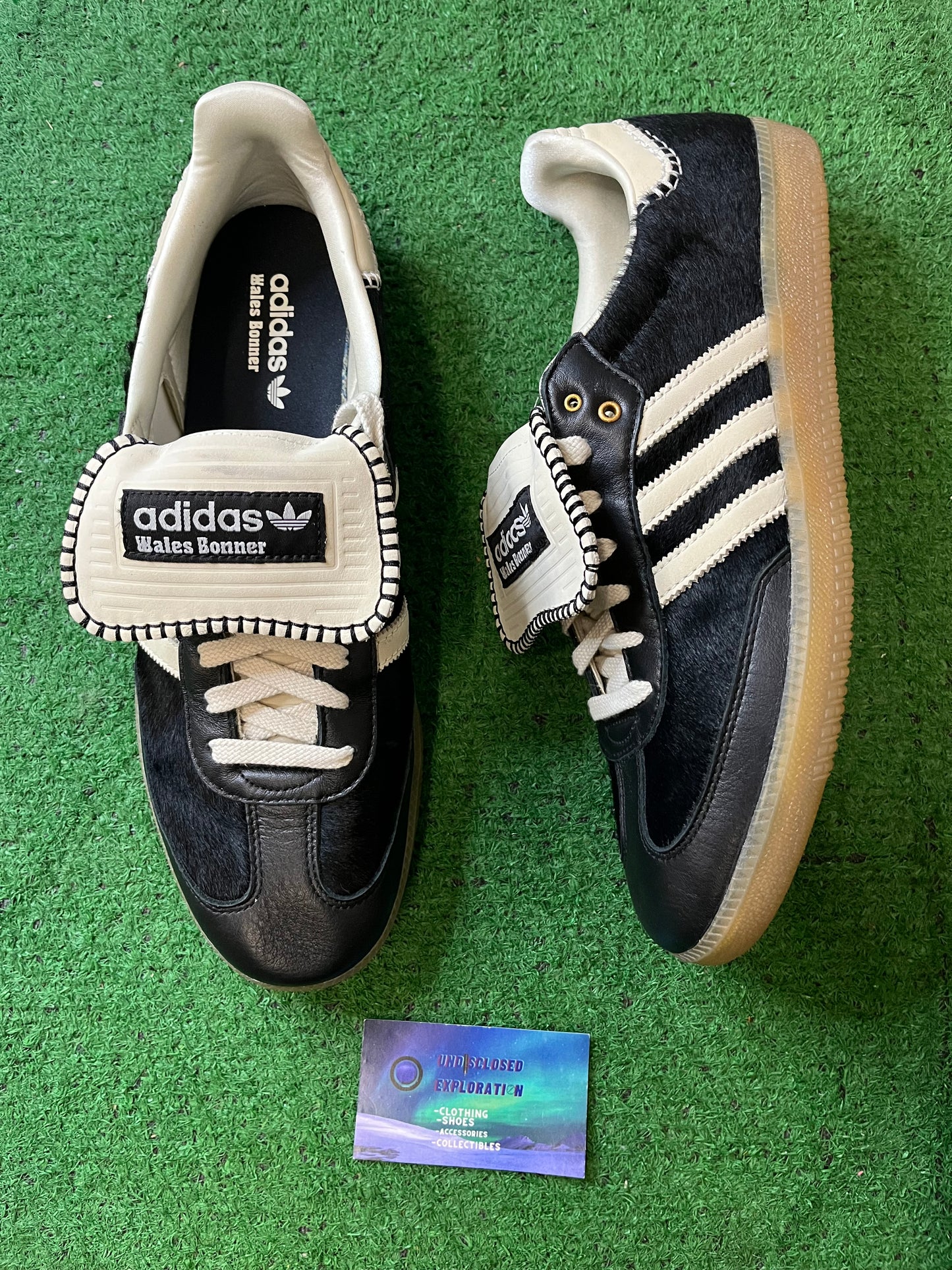 Adidas x Wales Bonner pony hair black size 14men/15.5women