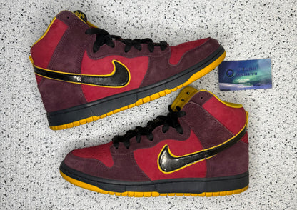 Nike Dunk Sb High Iron Man 9.5 Men/11 Women “Preowned”