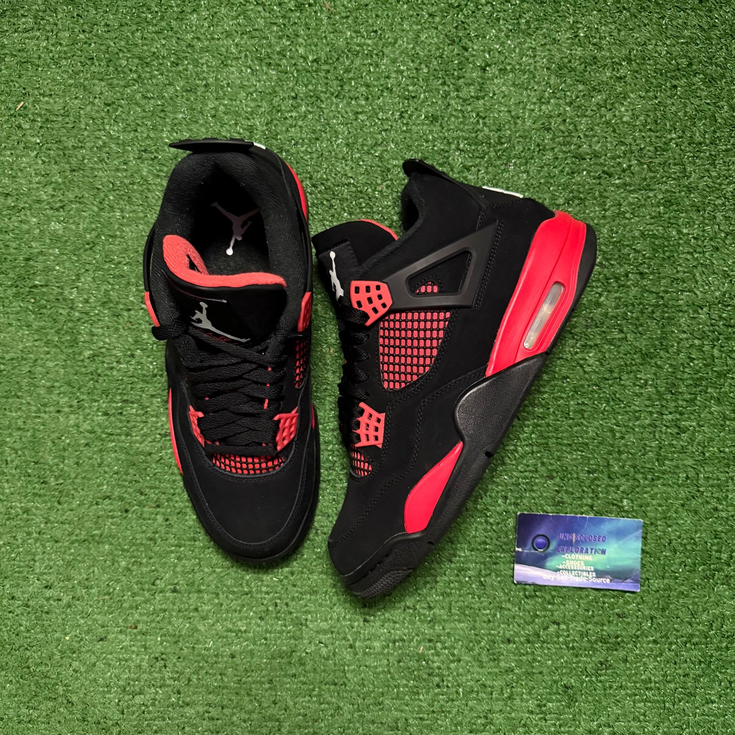 Jordan 4 Red Thunder 8.5 Men/10 Women “Preowned”