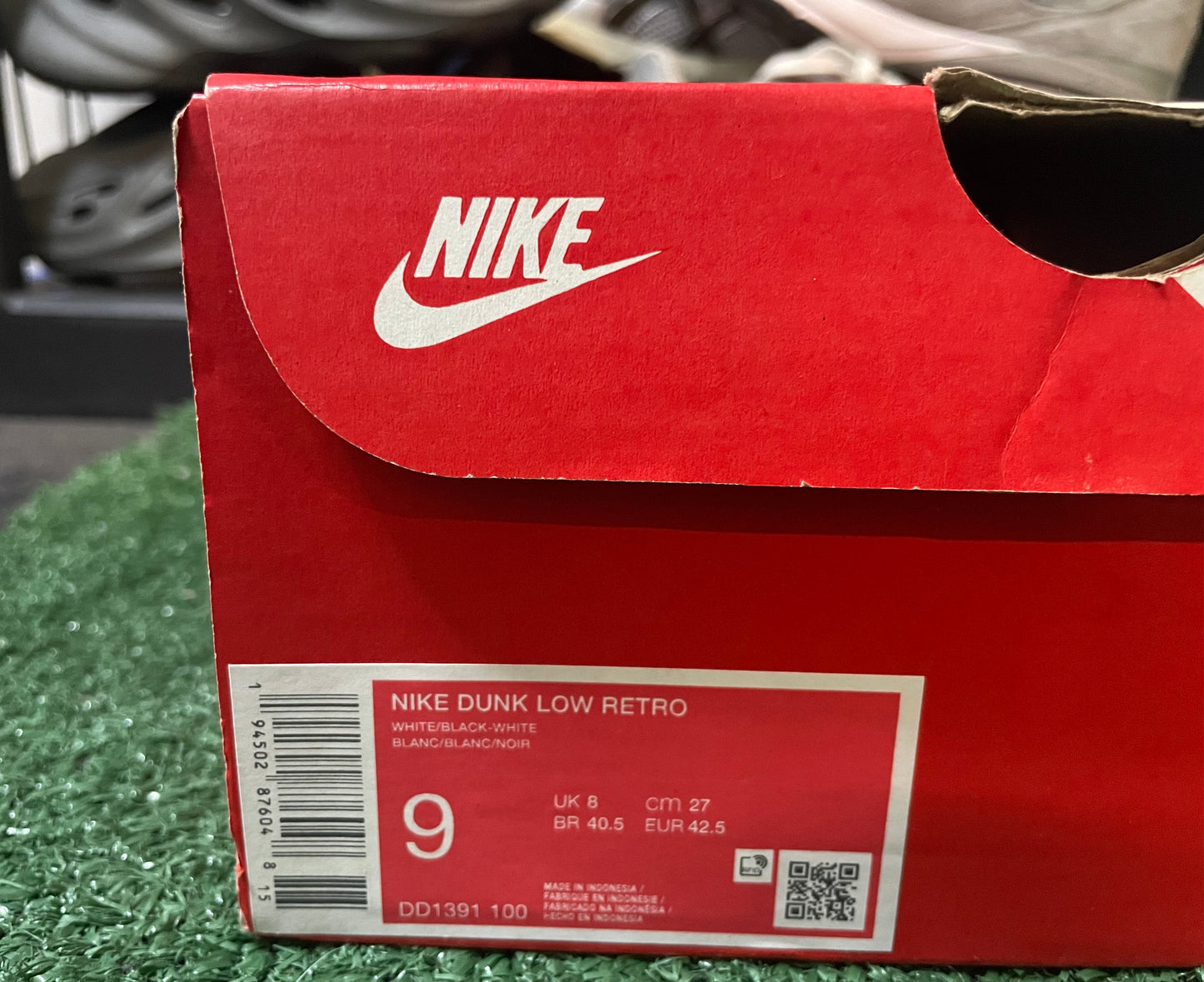 Nike Dunk Low black and white panda size 9men/10.5women