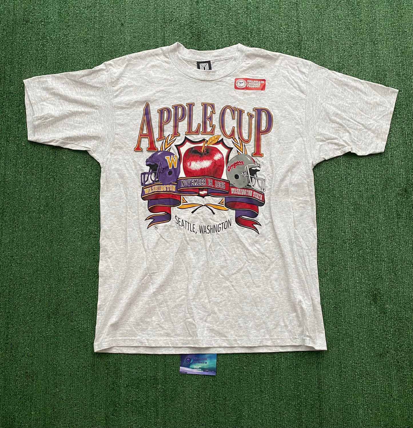 Vintage 1995 Apple Cup uw vs wsu Tee