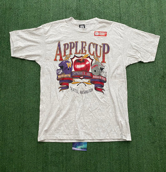 Vintage 1995 Apple Cup uw vs wsu Tee