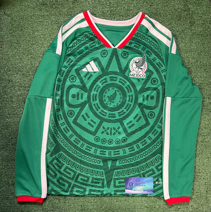 Adidas home Mexico 2026 longsleeve youth jersey