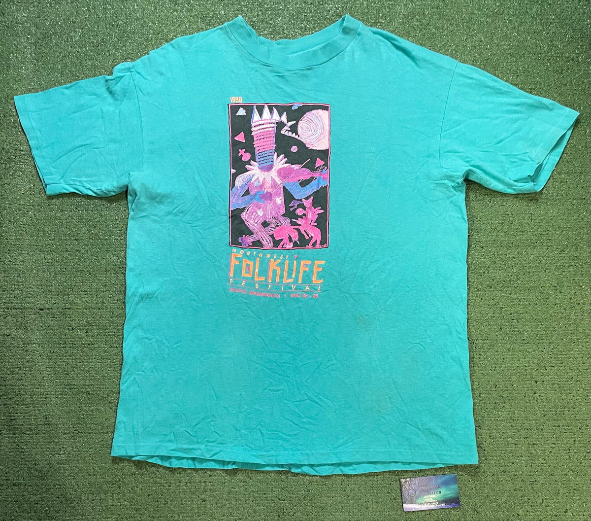 Vintage 1990s FolkLife Festival Seattle tee
