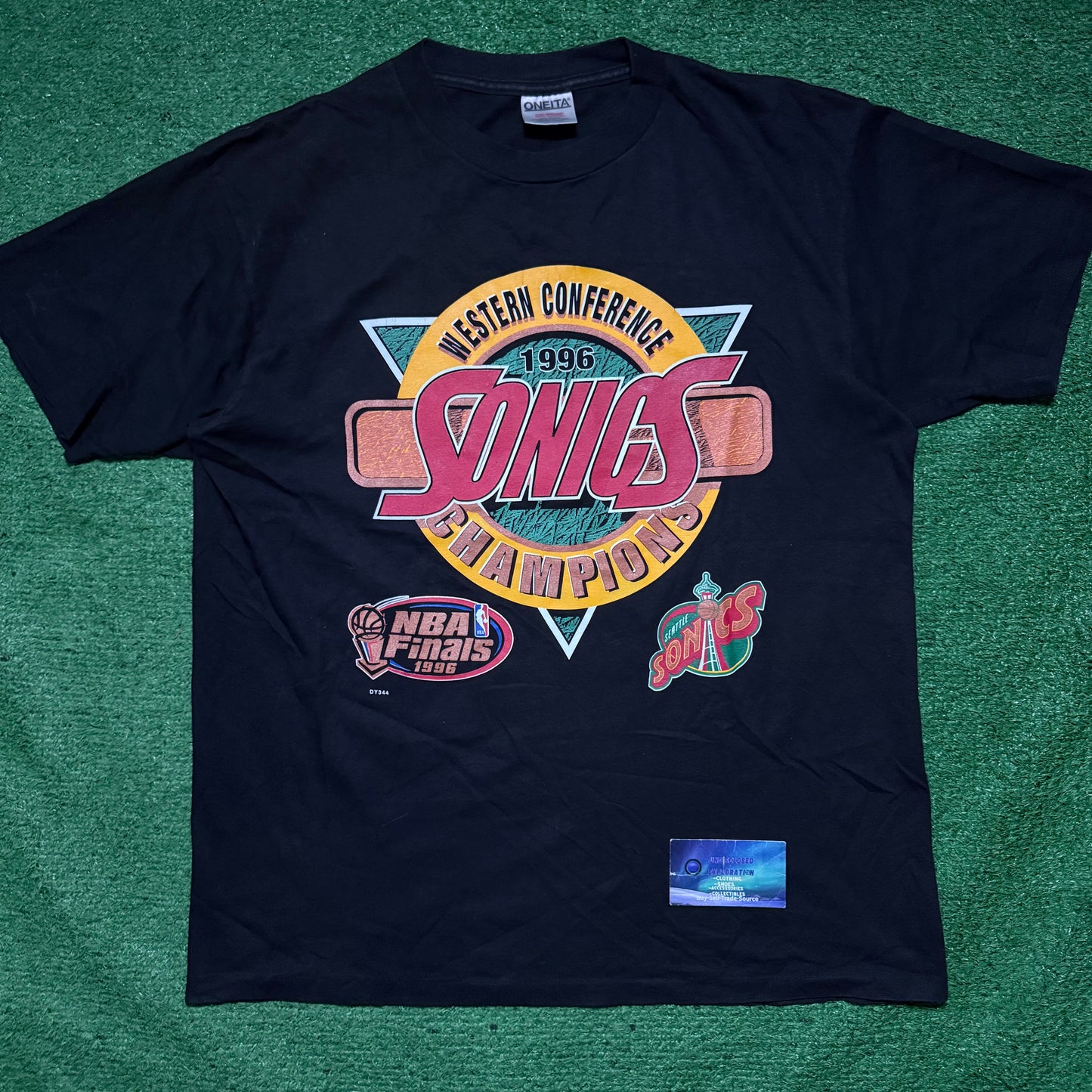 Vintage Seattle SuperSonics 1996 Finals Shirt