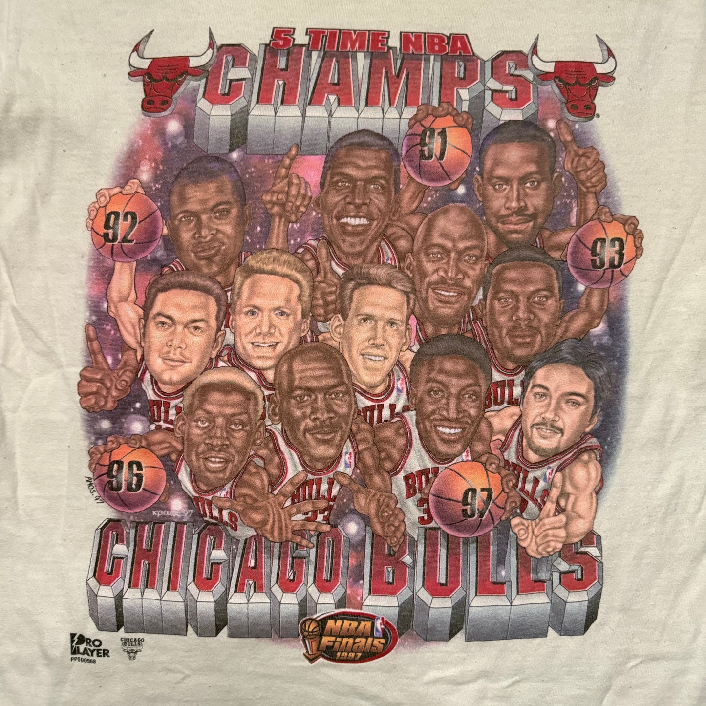 Vintage Chicago Bulls 1997 Champs Shirt