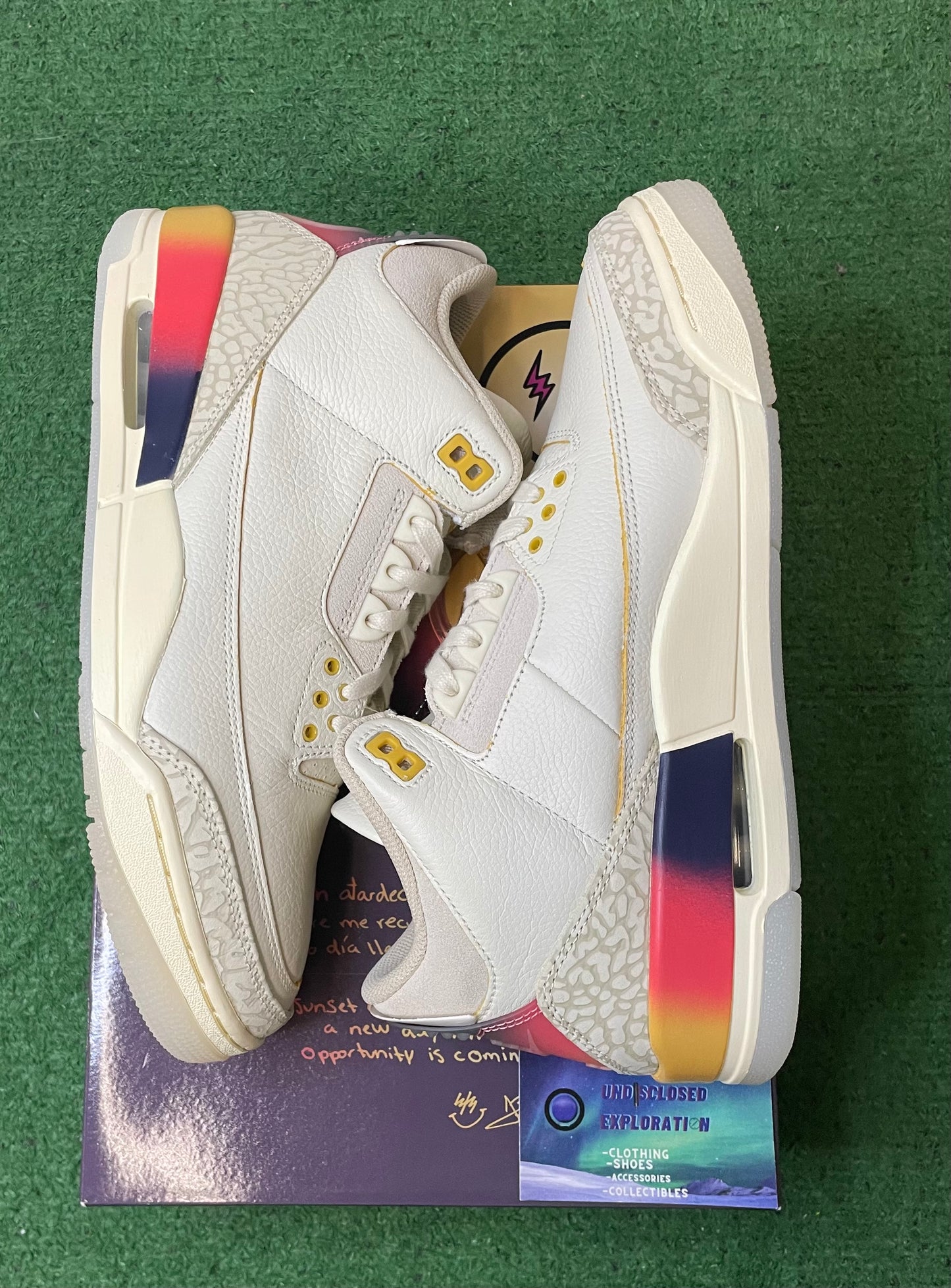 Jordan 3 J Balvin Medellin sunset