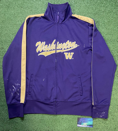 University of Washington purple & gold track jacket