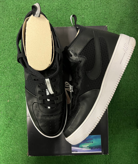 Nike Air Force 1 Ultraforce mid black size 12men/13.5women