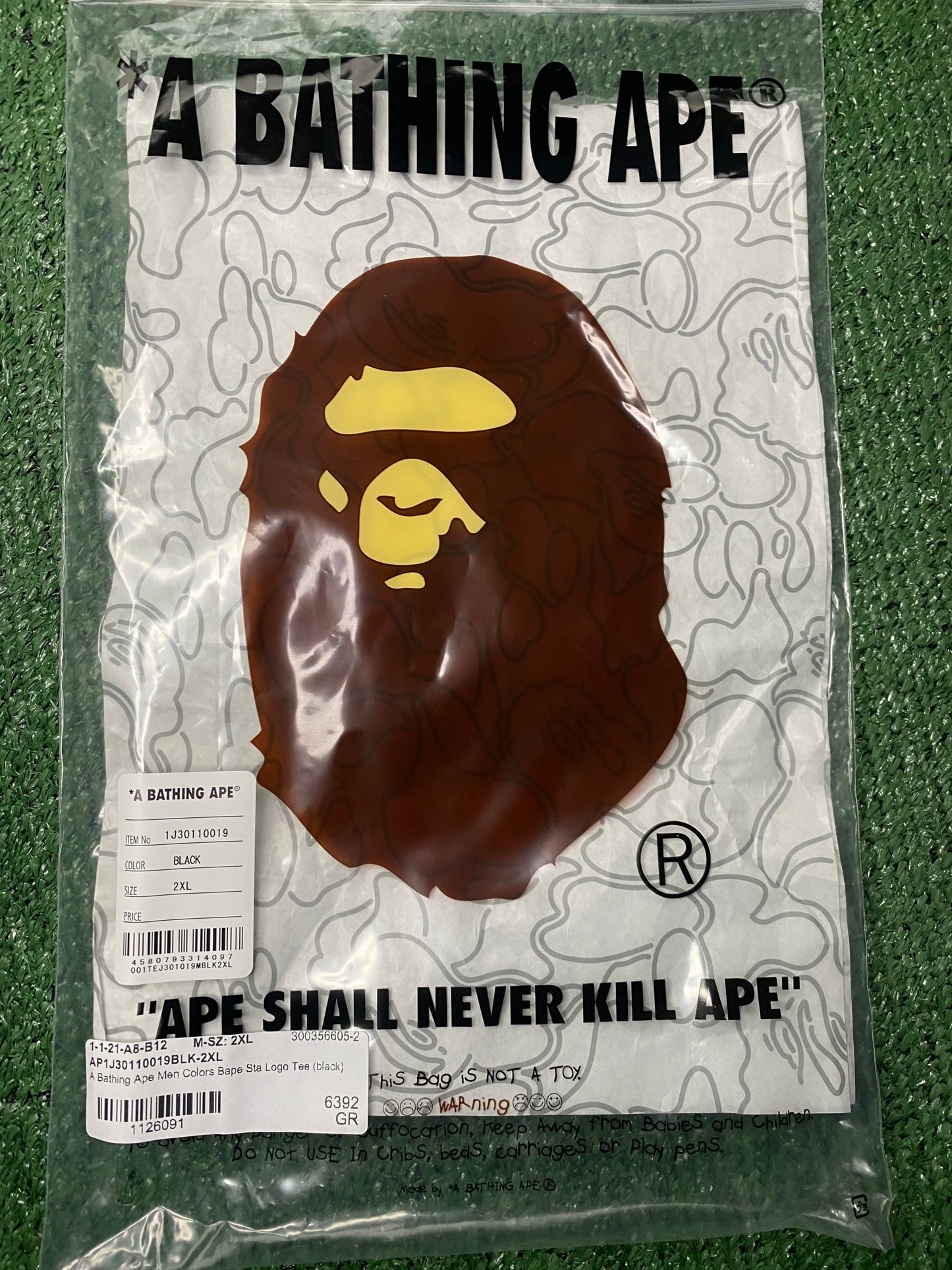 A bathing ape bape sta logo tee