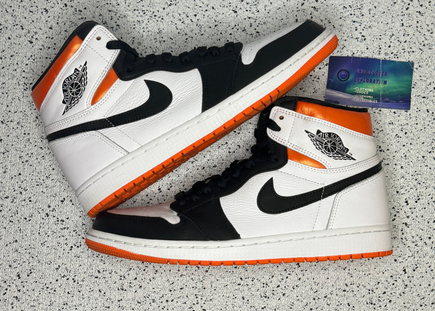 Jordan 1 Electro Orange 10 Men/11.5 Women “Preowned”