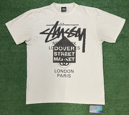 Stussy X Dover Street market world tour tee