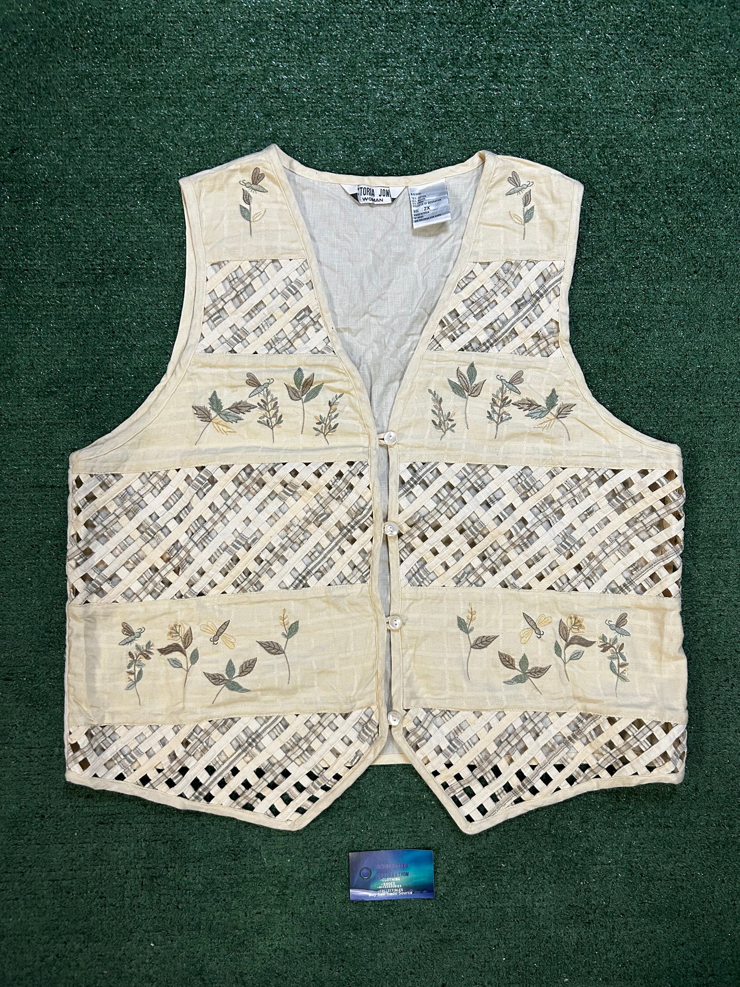 Vintage Victoria Jones vest