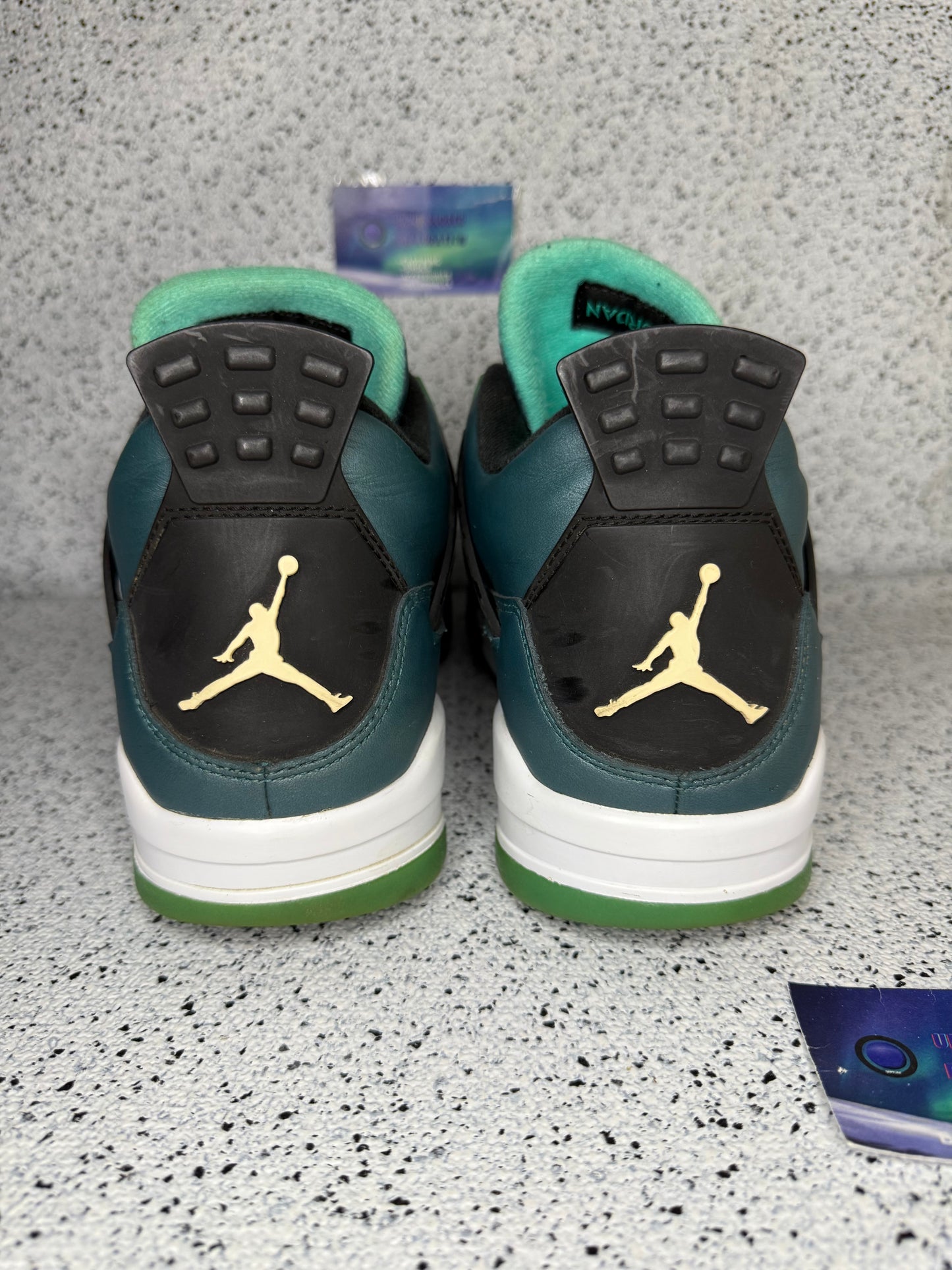 Jordan 4 Teal 13 Men/14.5 Women “Preowned”
