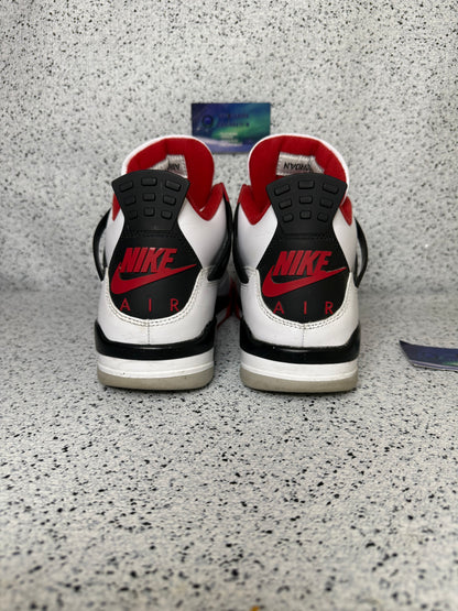Jordan 4 Fire Red 9 Men/10.5 Women “Preowned”