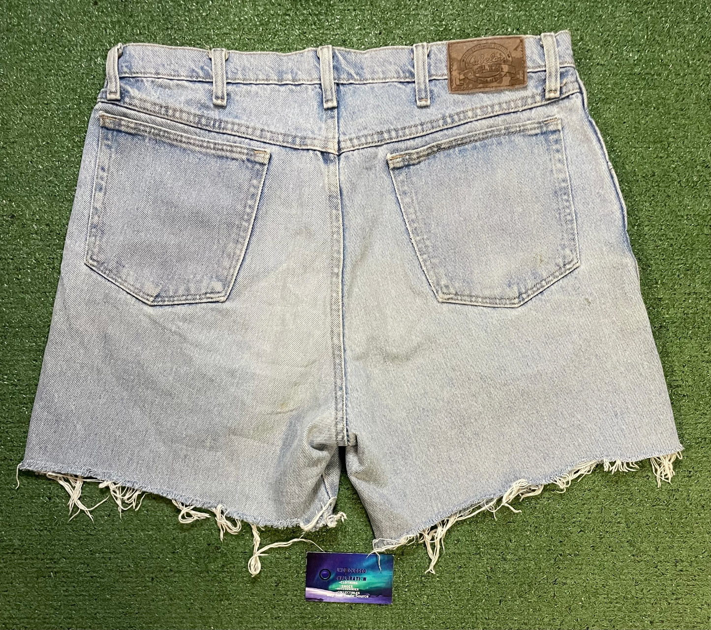 Cabela’s light wash jean shorts