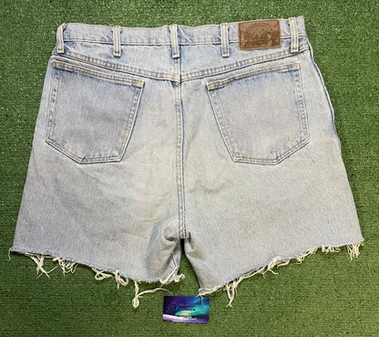 Cabela’s light wash jean shorts