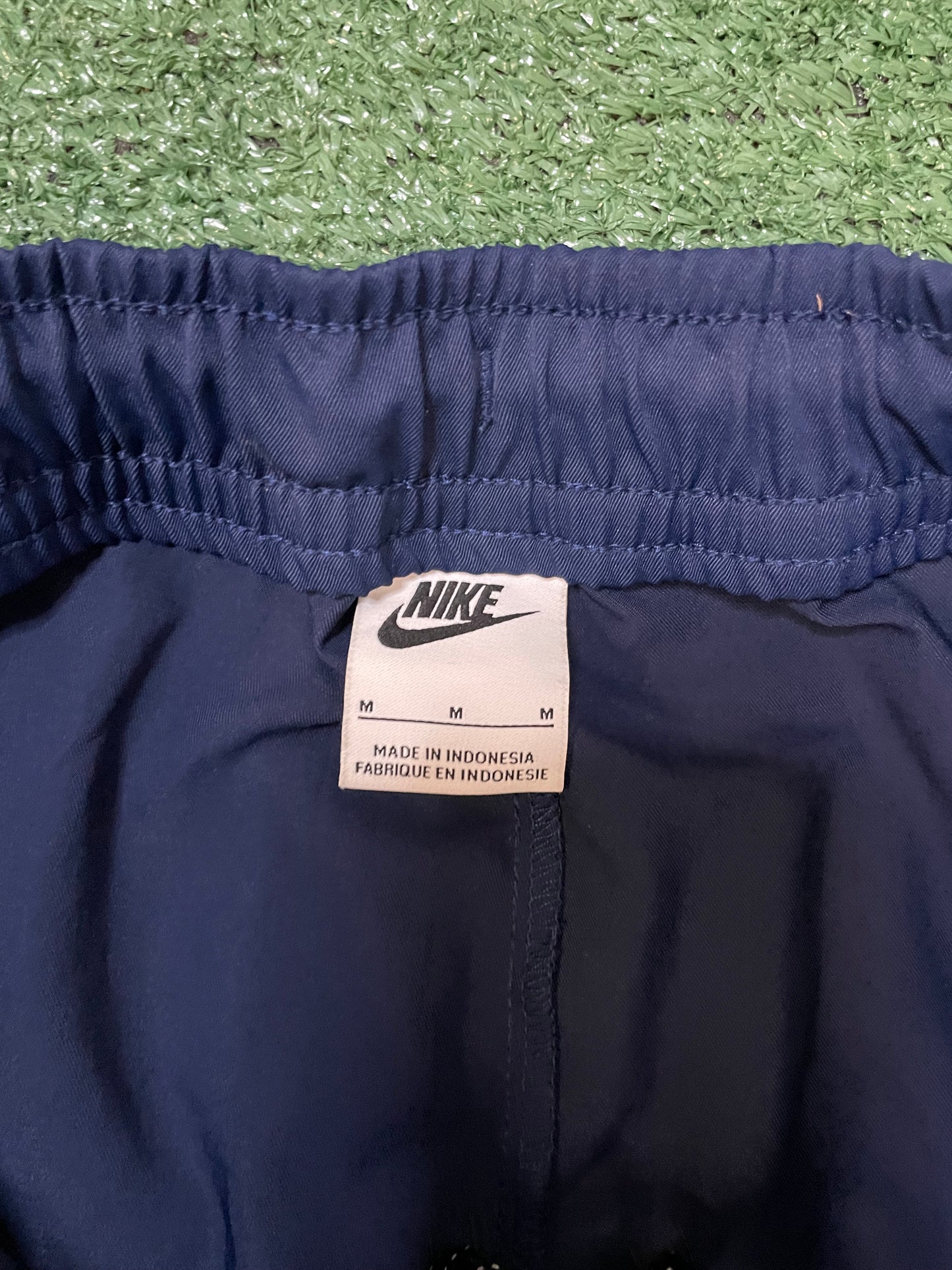 Nike woven navy tech pants