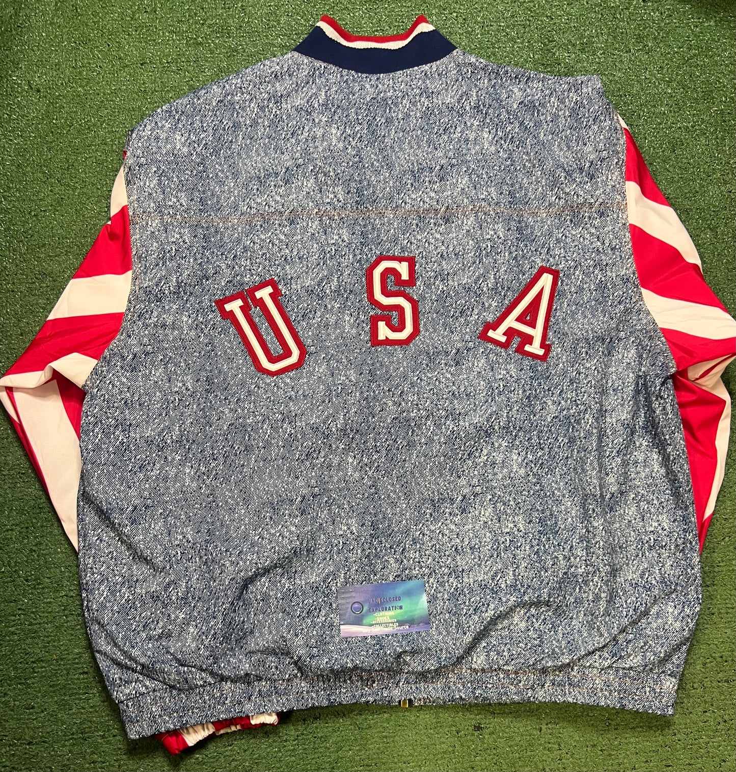 Adidas USA Soccer 1994 Denim Graphic Track Jacket