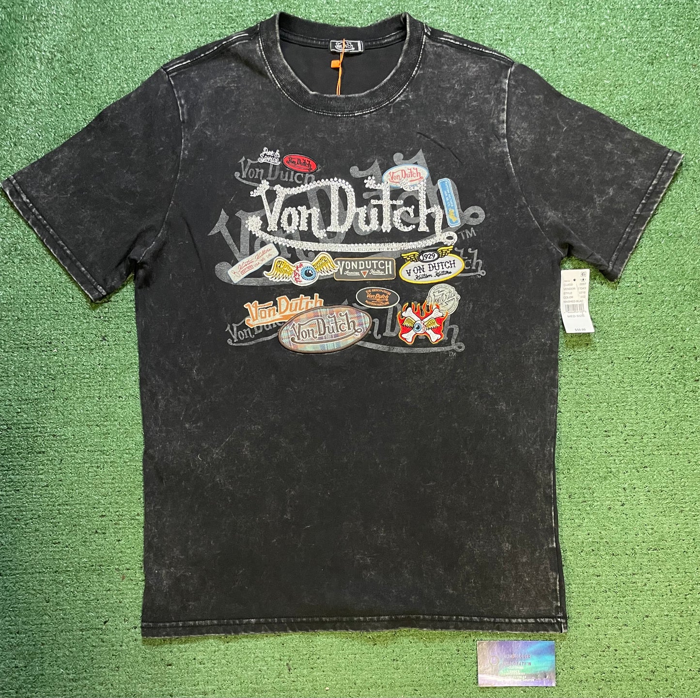 Von Dutch patch logo tee