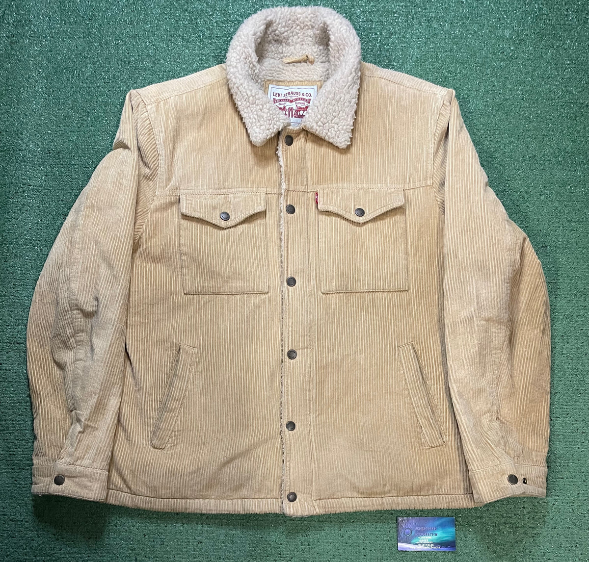 Levi beige Sherpa jacket