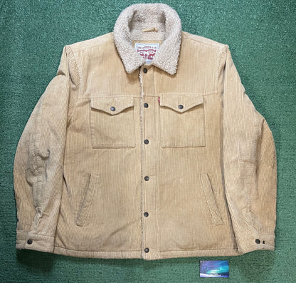 Levi beige Sherpa jacket