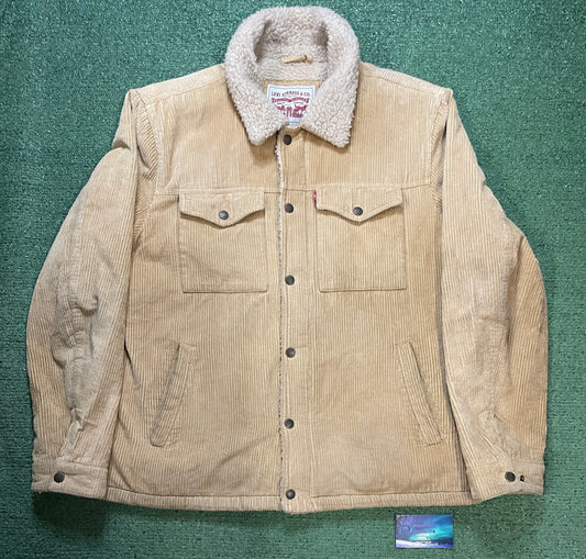 Levi beige Sherpa jacket