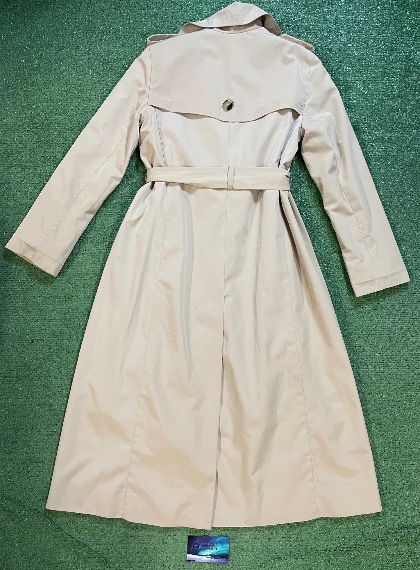 London Fog beige trench coat