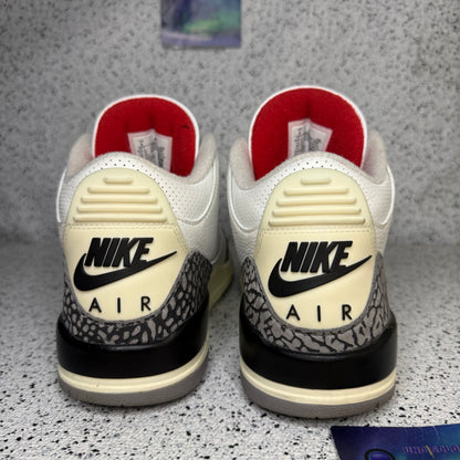 Jordan 3 White Cement Reimagined 8 Men/9.5 Women “Preowned”