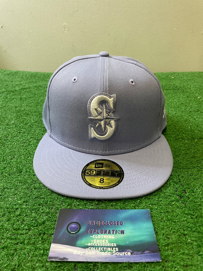 Seattle Mariners lavender new era fitted hat