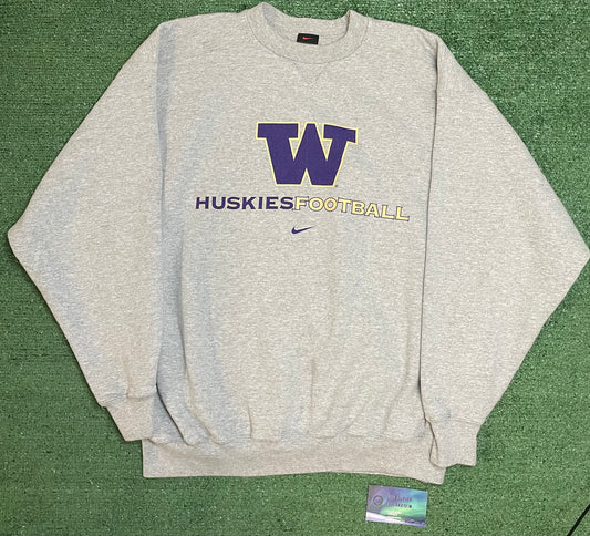 Vintage 2000s UW university of Washington huskies football crewneck