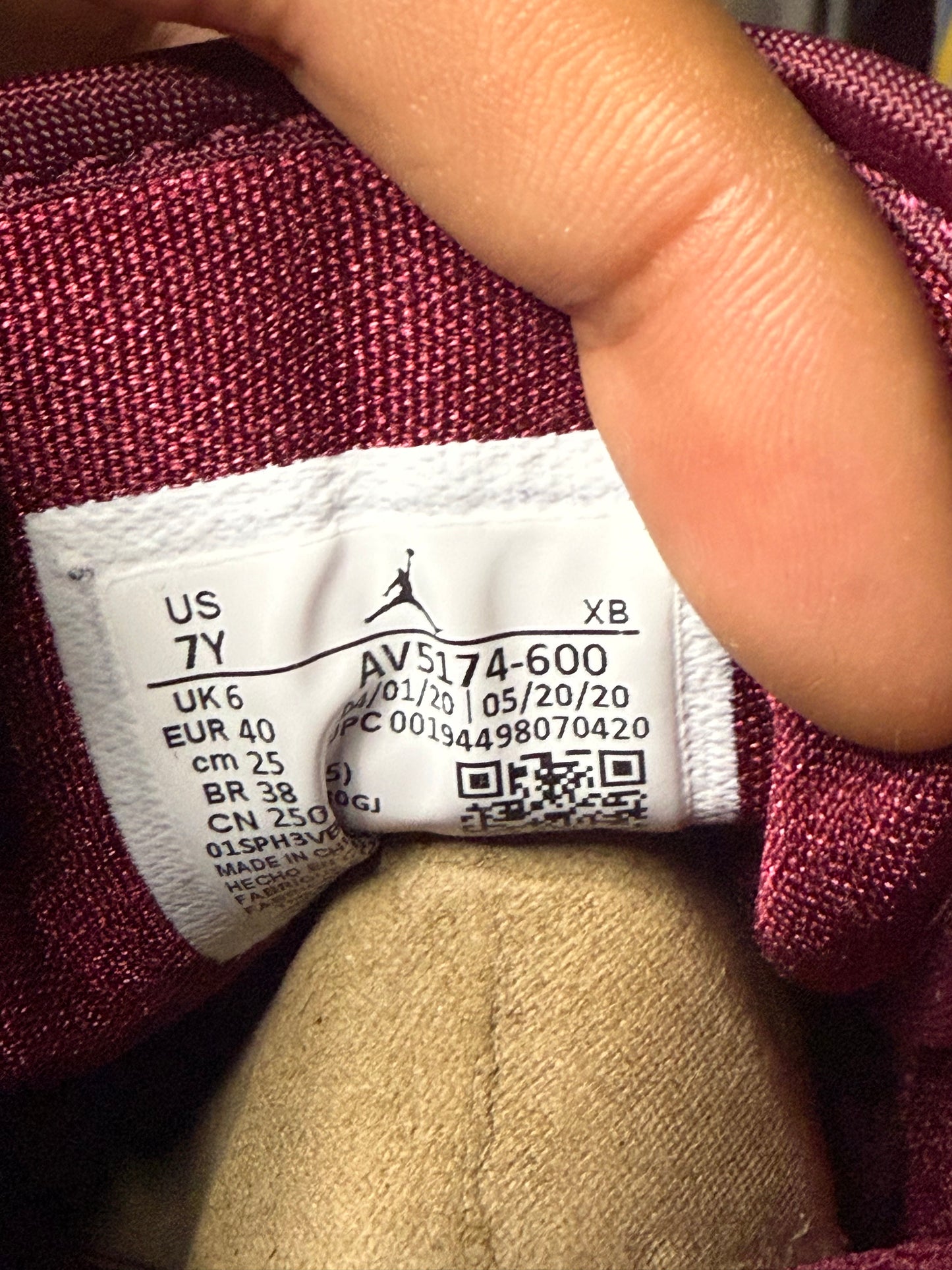 Jordan 1 Mid Red Quilt