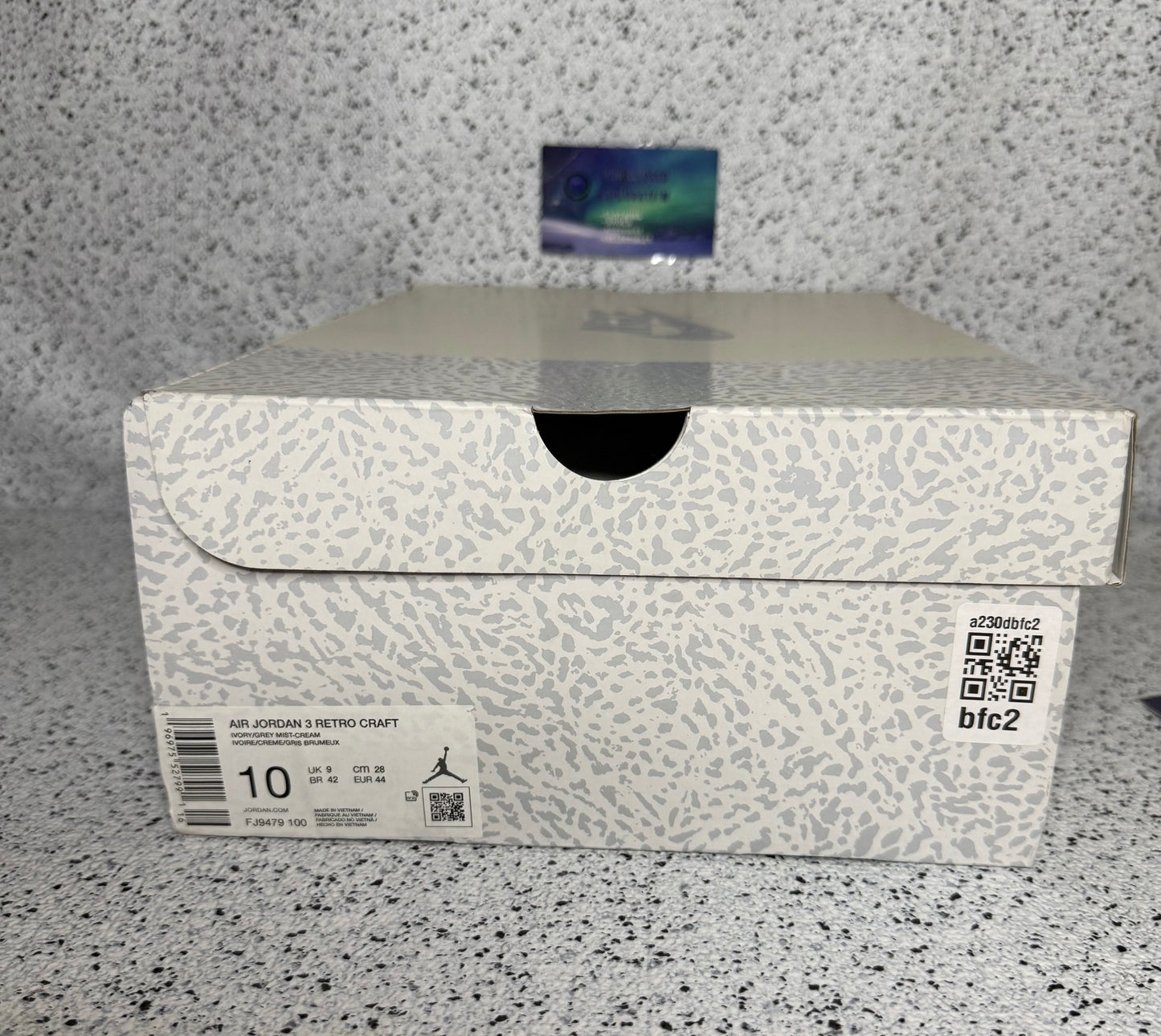 Jordan 3 Craft Ivory 10 Men/11.5 Women “Preowned”