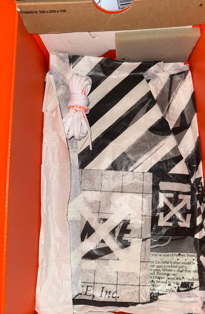 Nike Off-White Zoom Fly Black 10 Men/11.5 Women “Preowned”