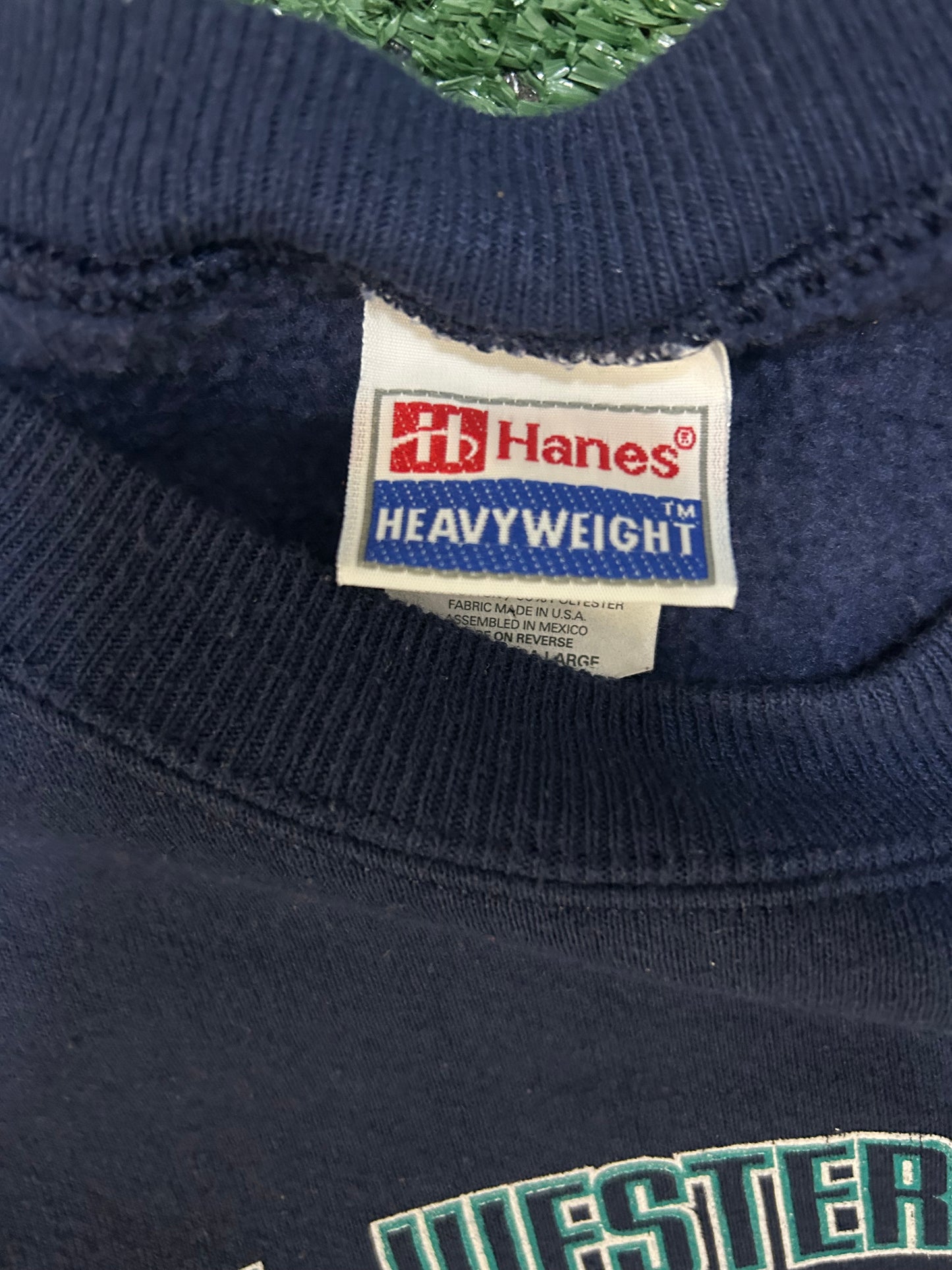 Vintage 1995 Seattle Mariners western division champions crewneck