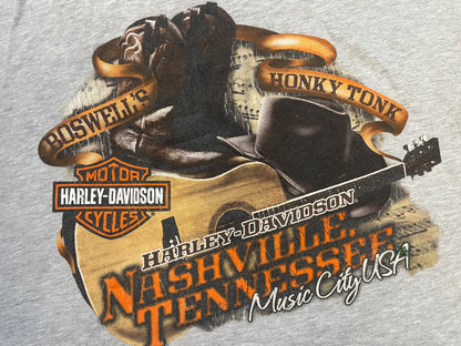 Harley Davidson Nashville cutoff tee