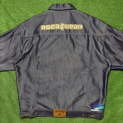 Vintage Rocawear Waxed Denim Jacket