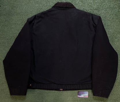 Vintage Carhartt black embroidered Detroit jacket