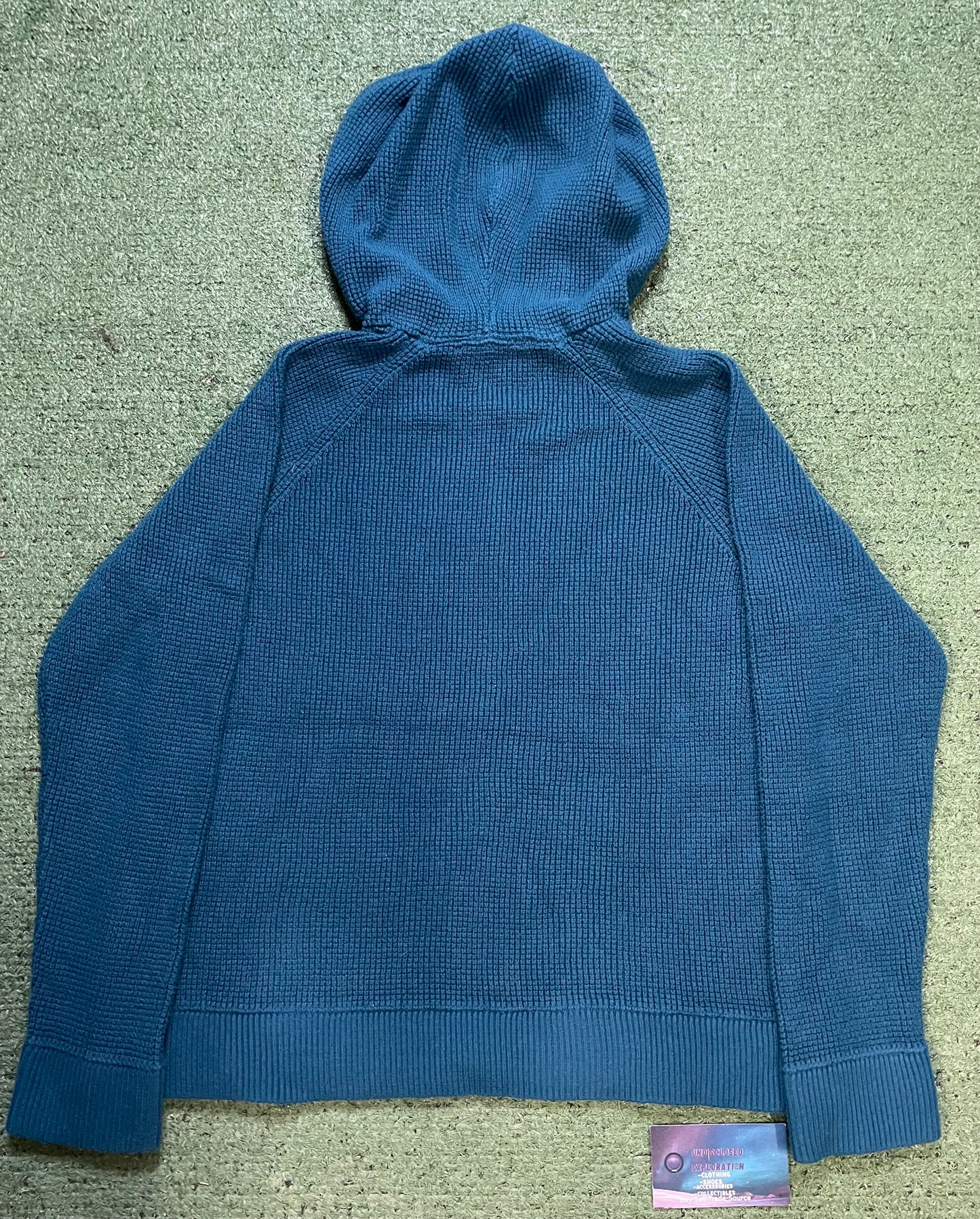 Micheal Kors blue waffle knit hoodie