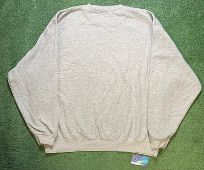 Vintage 2000s Nike grey swoosh crewneck