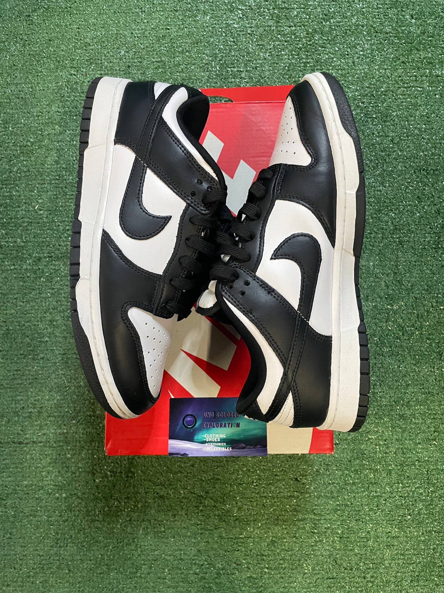 Nike Dunk Low black and white panda size 9men/10.5women