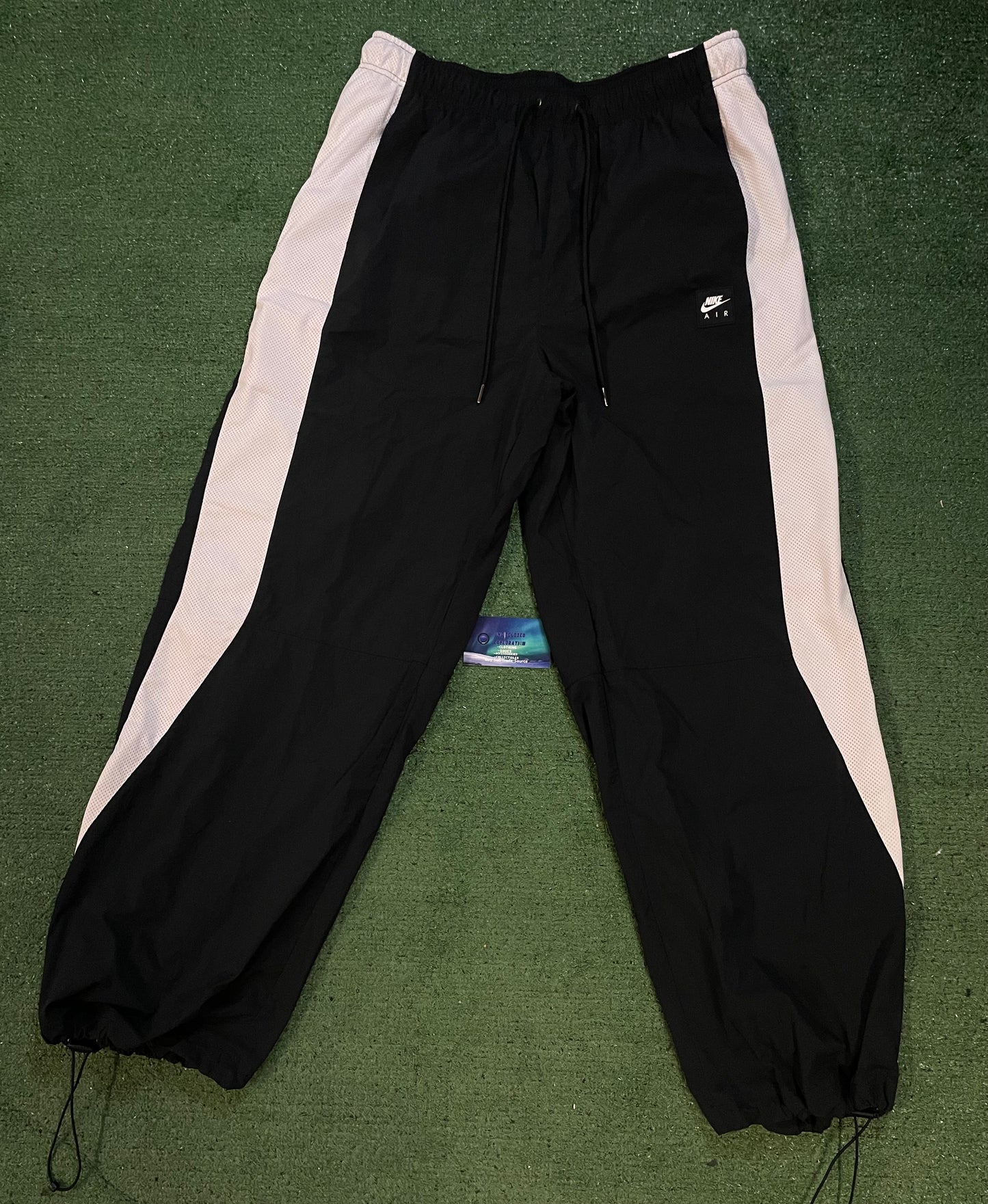 Nike woven black and white track suit