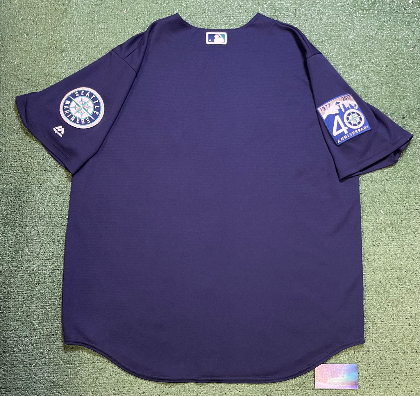 Seattle mariners 40th anniversary patch jersey