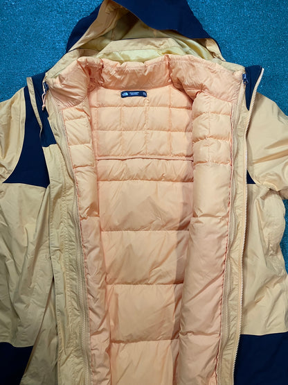 The North Face black & yellow mono mountain jacket