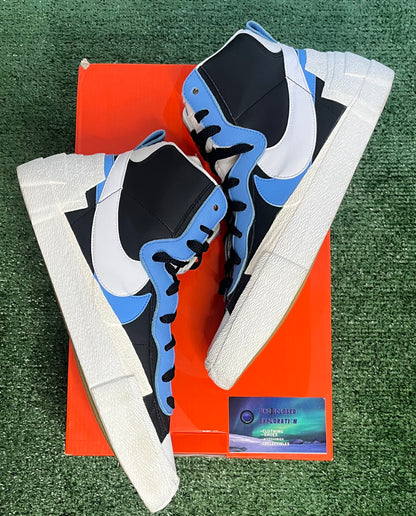 Nike Blazer Mid x Sacai Legend Blue Size 12mens/13.5womens