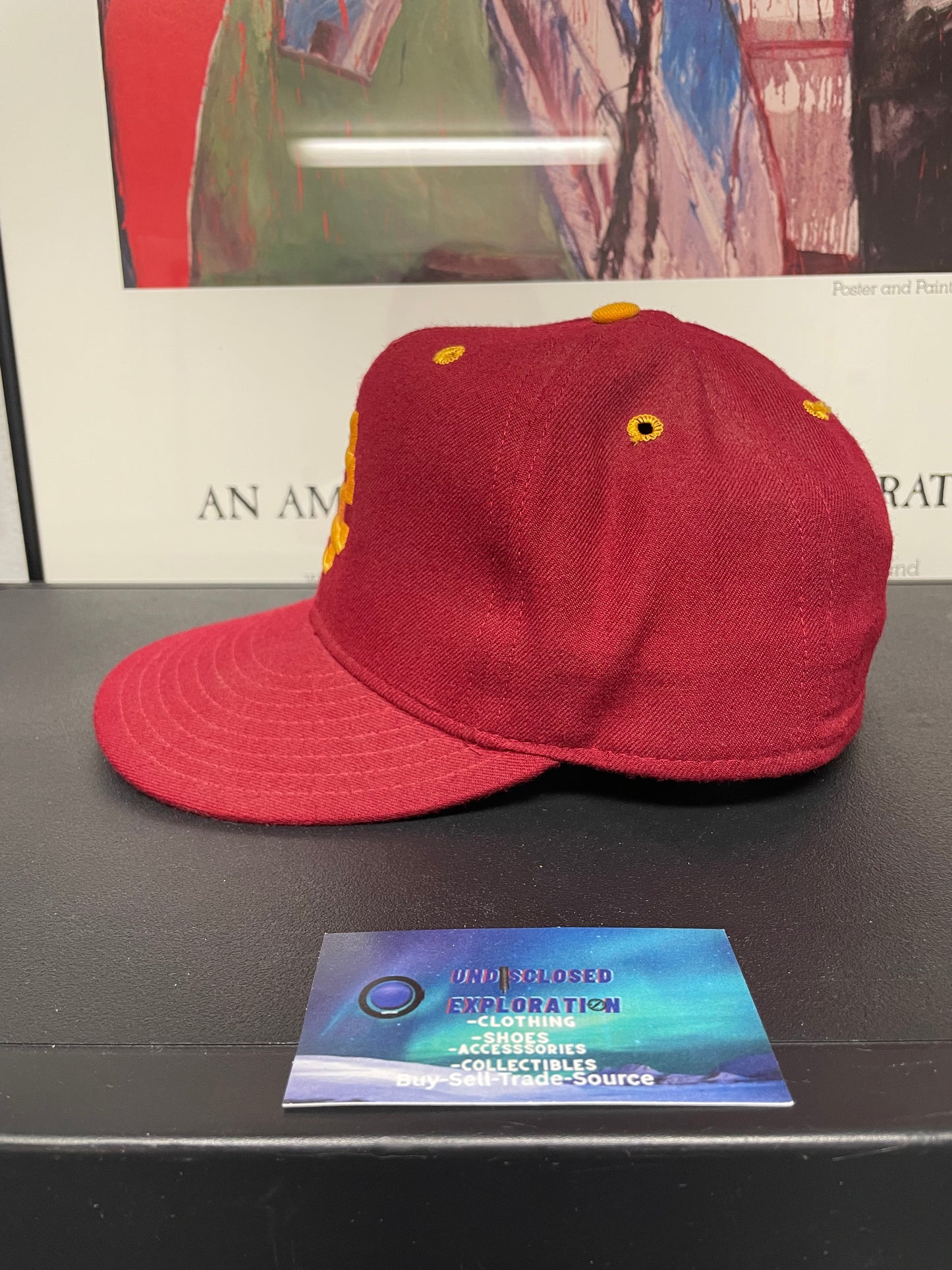 Vintage 1990s USC Trojans fitted embroidered hat