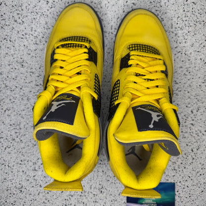 Jordan 4 Lightning 9 Men “Preowned”