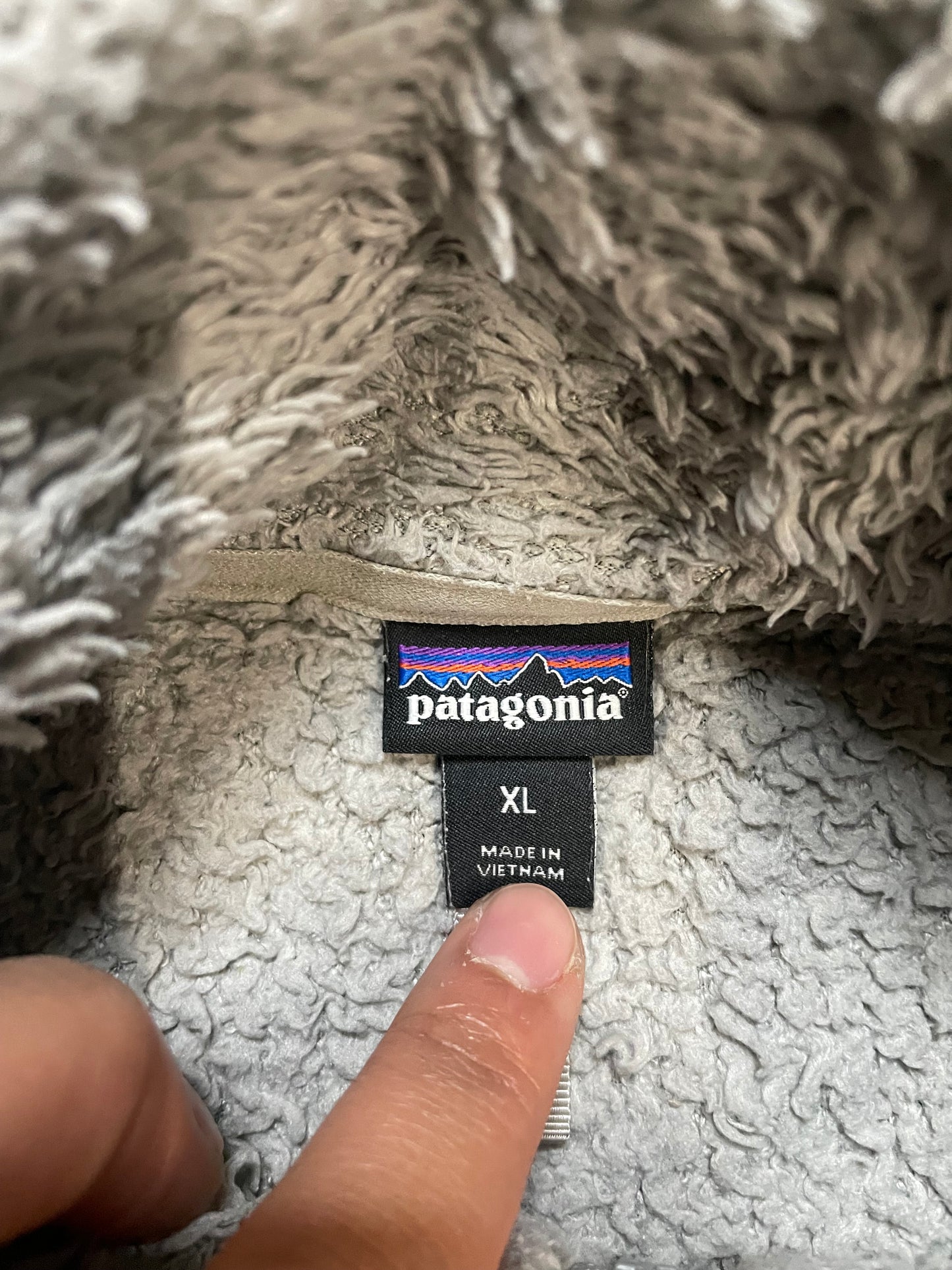 Patagonia Large Los Gatos grey Quarter zip
